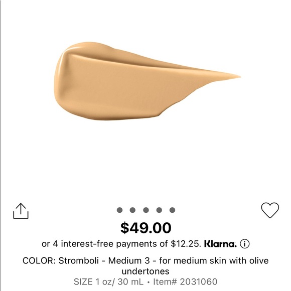 NARS Natural Radiant Longwear Foundation - Picture 4 of 6